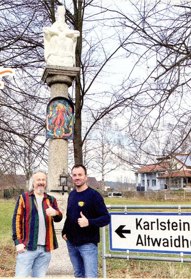 Steinsäule erstrahlt in neuem Glanz