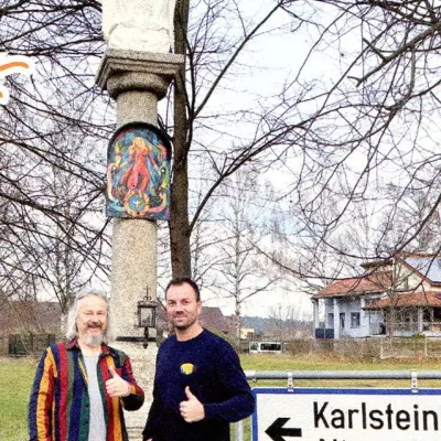 Steinsäule erstrahlt in neuem Glanz